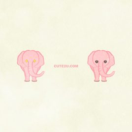Animals Elephant02 Pink Elephant 03