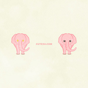 Animals Elephant02 Pink Elephant 03