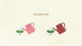 NATURE Watering Young Plants With A Watering Can 01