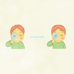 People Boy Boy Looking Through A Magnifying Glass E
