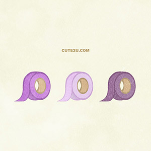 Stationery Tape Colored Tape 01 02
